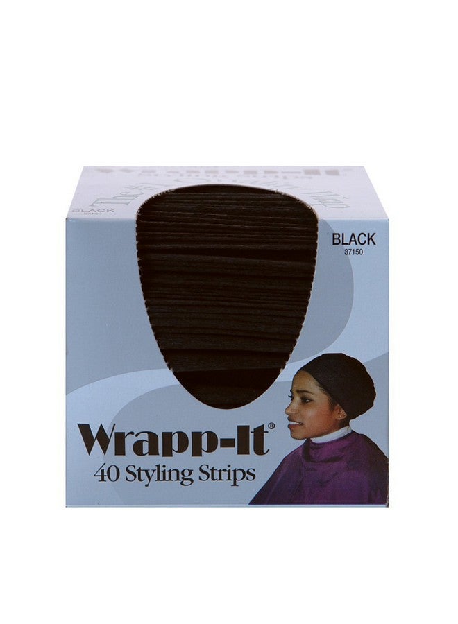 جراهام شرائط تصفيف الشعر Wrapp-it للشعر الطبيعي والملفوف والمُشكّل من Graham Beauty (40 شريطًا) - Image 2
