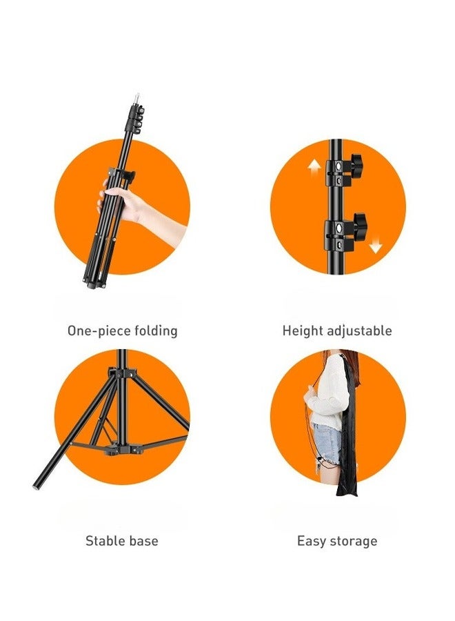 Floor projector stand, universal projector tripod, 58-170cm retractable tripod, adjustable angle, high-quality alloy material, portable projector stand for projector camera iPhone webcam stand, 360° - Image 4