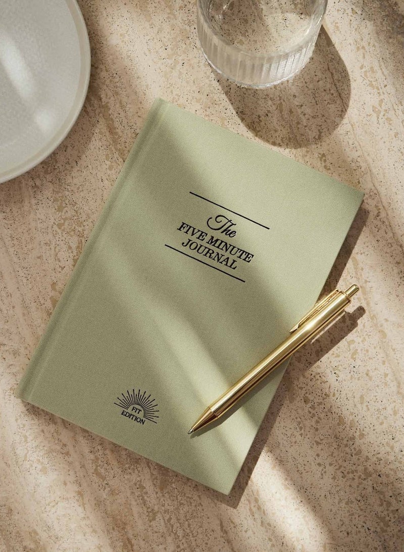 Intelligent Change Green Five-Minute Journal With Pen  - Image 1