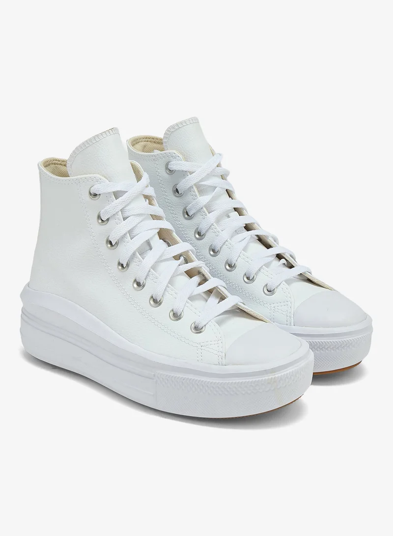 Converse White Women's Chuck Taylor All Star Move Platform Shoes for Women | Best Price UAE