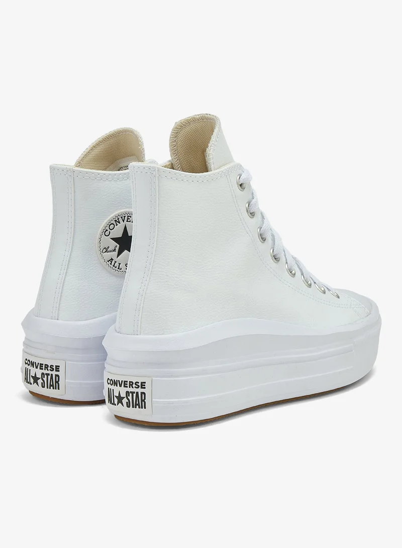 Converse White Women's Chuck Taylor All Star Move Platform Shoes for Women | Best Price UAE