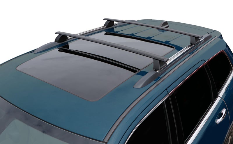 BRIGHTLINES Crossbars Roof Racks Luggage Racks Replacement for 20112021 Jeep Grand Cherokee with Grooved Metal Roof Side Rails