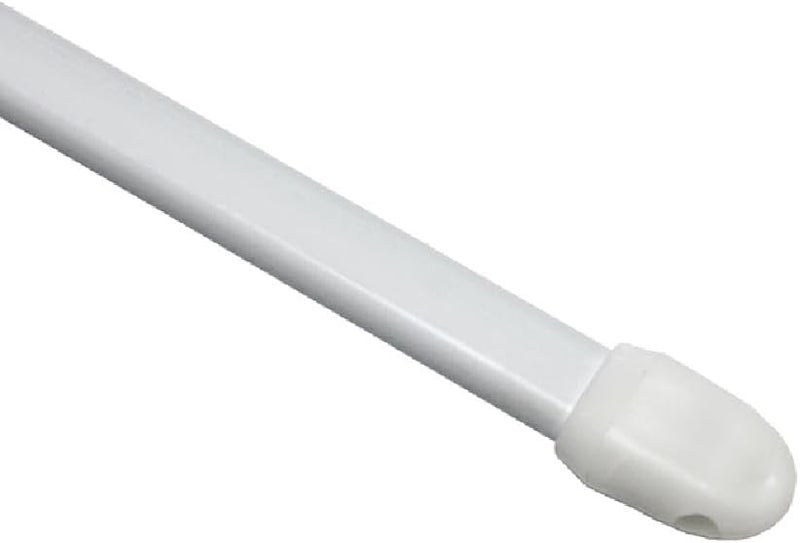 Gardinia Curtain Rod, Metal/Plastic, White, 80-120 cm - Image 1