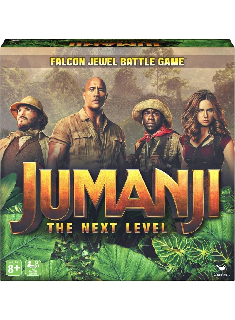 Cardinal Games Jumanji 3 The Next Level, Falcon Jewel Battle Board Game for Kids, Families, and Adults - Image 1