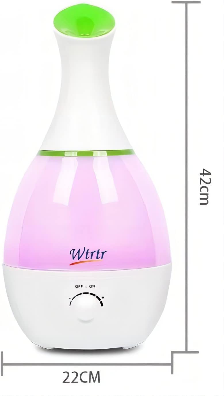 Wtrtr 3L high-end Ultrasonic Cool Mist humidifier,Air humidifier for Bedroom & lobby, Premium Humidifying Unit,Air Refresher Air Revitalizer Air Purifie (White 3L) - Image 4