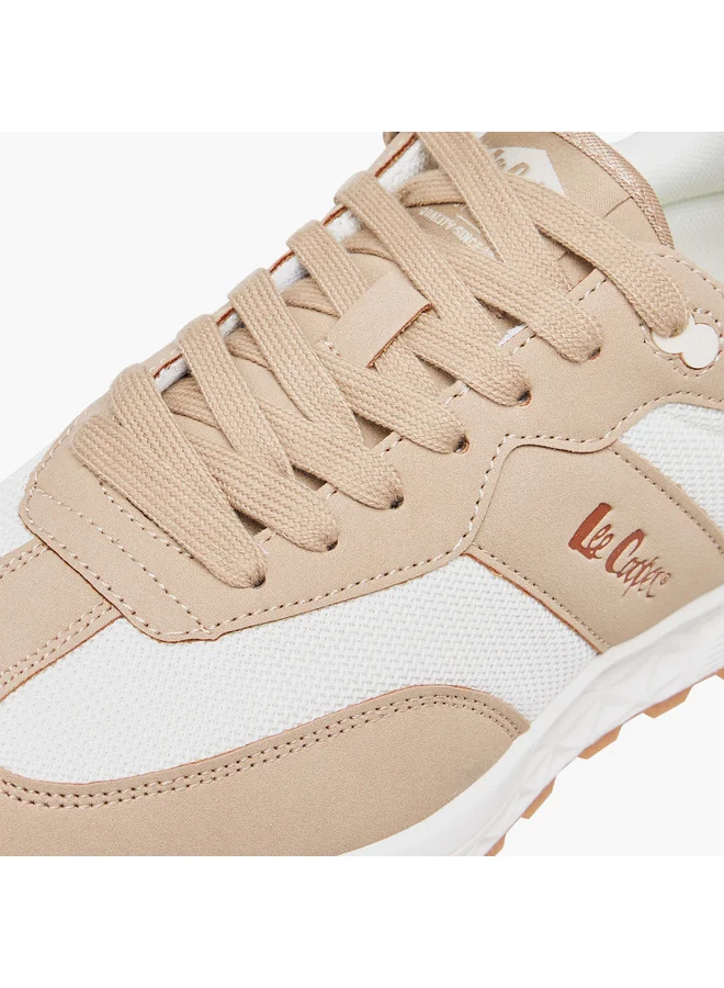 Lee Cooper Women's Panelled Sneakers with Lace-Up Closure