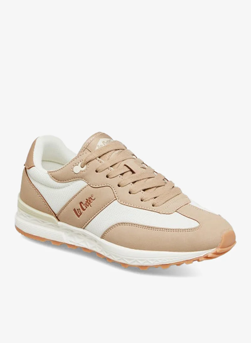 Lee Cooper Women's Panelled Sneakers with Lace-Up Closure