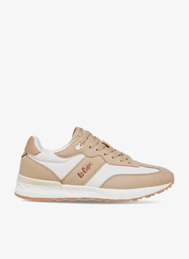 لي كوبر سنيكرز نسائي بألواح وإغلاق برباط