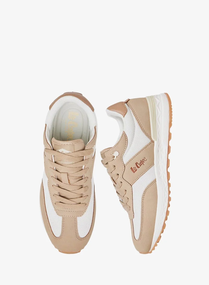 Lee Cooper Women's Panelled Sneakers with Lace-Up Closure