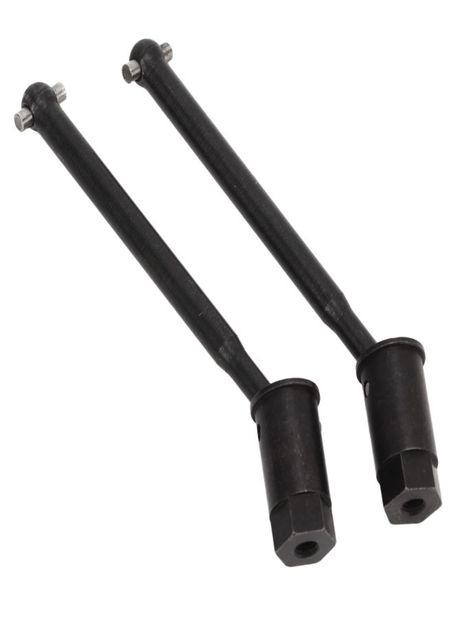 54mm RC Front Wheel Drive Shaft CVD Steel RC Front Drive Axle for Axial Yeti JR 1/18 Replacement Black - Image 3