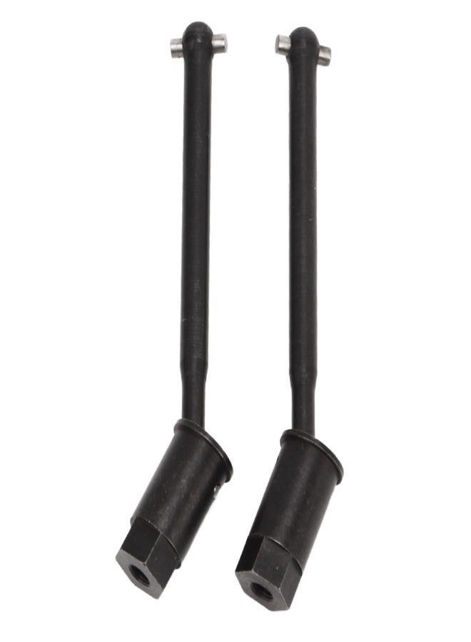 54mm RC Front Wheel Drive Shaft CVD Steel RC Front Drive Axle for Axial Yeti JR 1/18 Replacement Black - Image 4