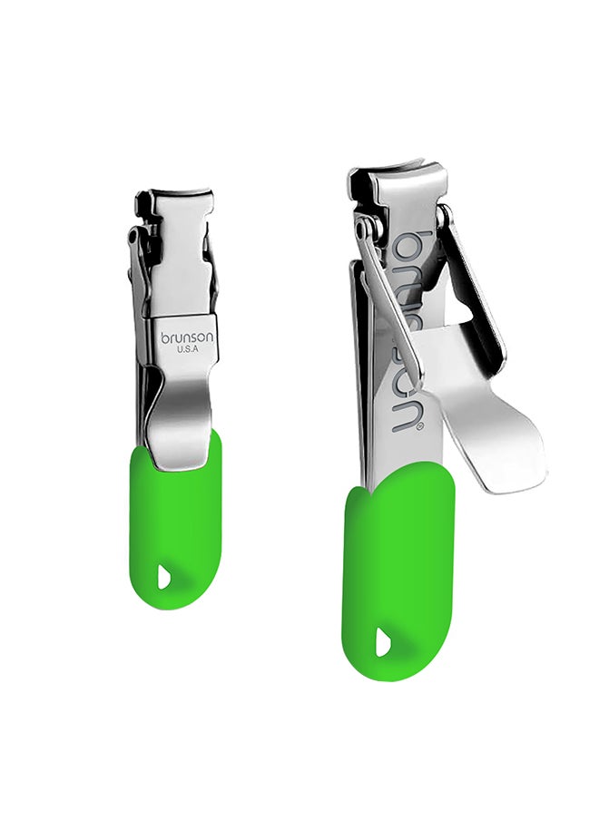 brunson - Nail Clipper Stainless Steel Professional Grade Nail Cutter with a Gripped Handle Ideal Manicures with long lasting sharpness for Easy Toenail TrimmingBCNCF2 - Image 1