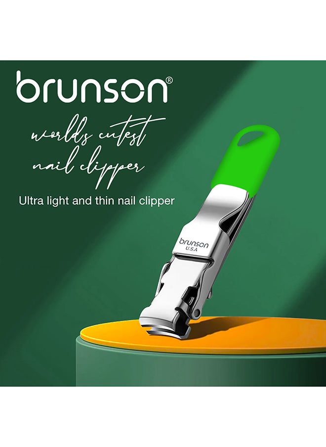 brunson - Nail Clipper Stainless Steel Professional Grade Nail Cutter with a Gripped Handle Ideal Manicures with long lasting sharpness for Easy Toenail TrimmingBCNCF2 - Image 1