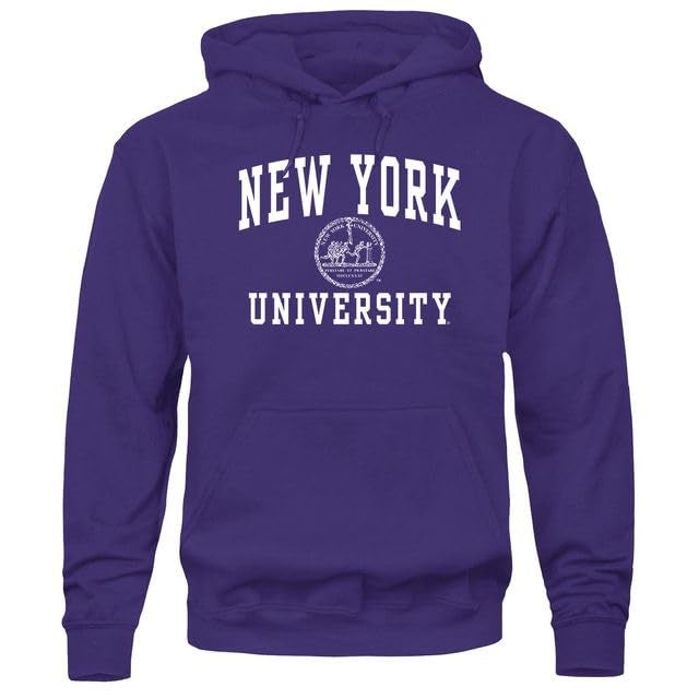 Barnesmith NYU Violets Hooded Sweatshirt, Heritage, Violet, X-Large - Image 1
