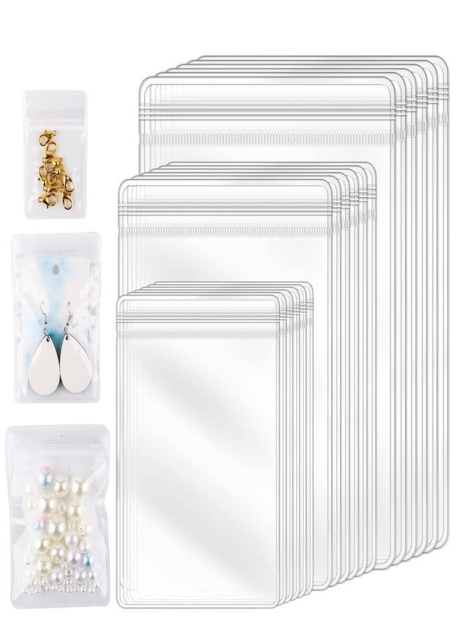 PSMS Jewellery Organiser Storage Pouches Clear Zip Lock Cover for Rings, Earrings, Necklace, Transparent, Polyvinyl Chloride PVC (25 pcs, large (8 * 12 cm)) - Image 1