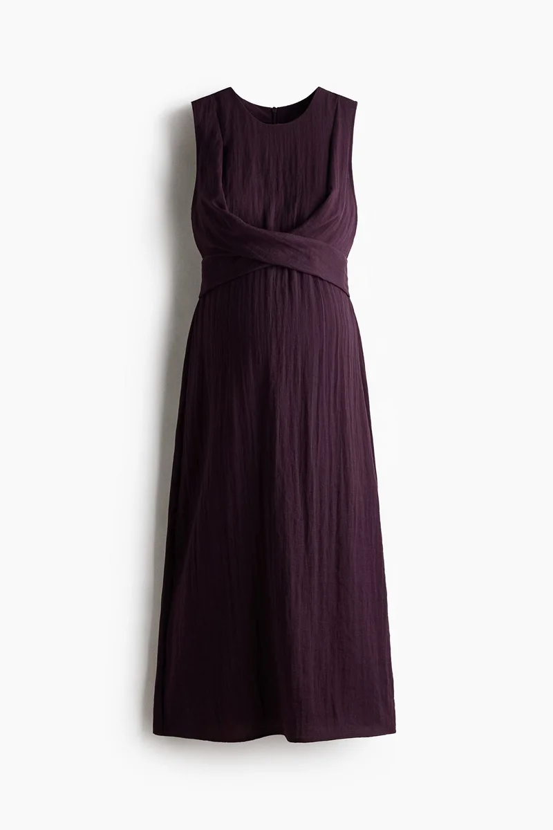 MAMA Tie-back nursing dress