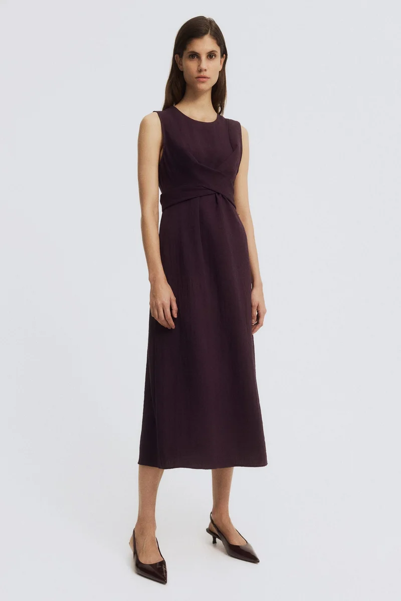 H&M  MAMA Tie-back nursing dress for Women | Best Price UAE