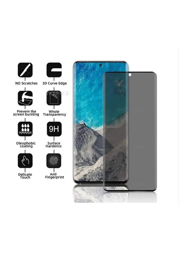 Privacy Anti-Spy Tempered Glass Screen Protector for Samsung Galaxy Note 10 Lite. - Image 2