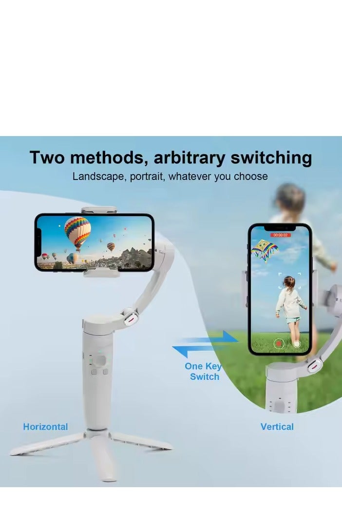 M1 3-Axis Handheld Gimbal Stabilizer – Anti-Shake Camera Mount with Face Tracking, Live Streaming Support & Follow Mode for Smartphones - Image 2