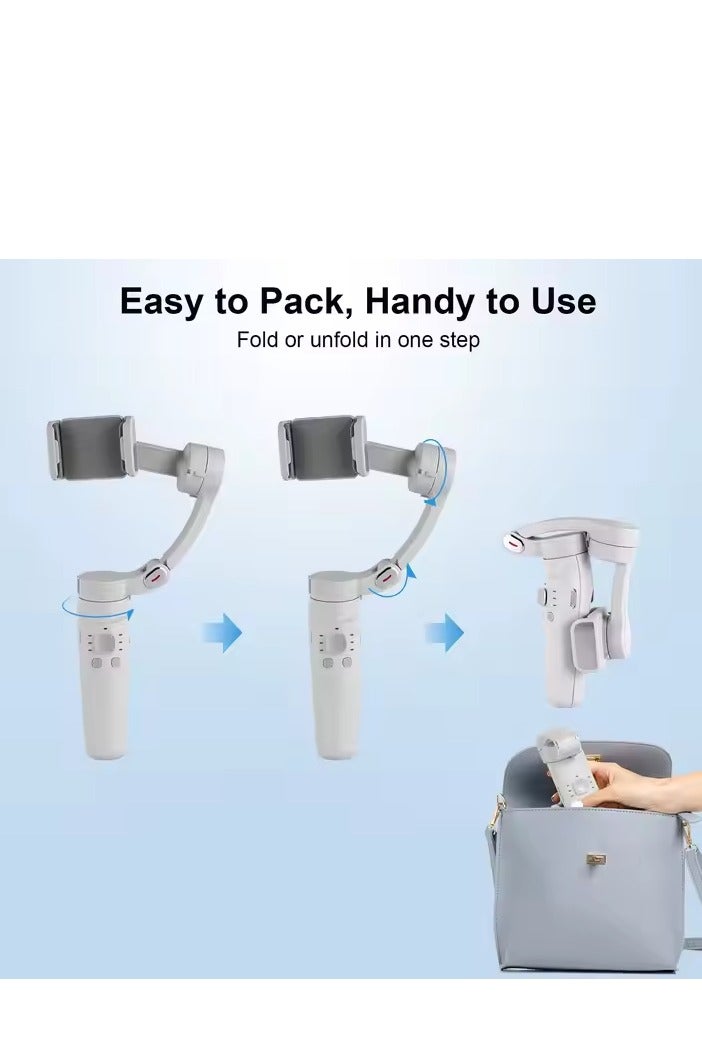 M1 3-Axis Handheld Gimbal Stabilizer – Anti-Shake Camera Mount with Face Tracking, Live Streaming Support & Follow Mode for Smartphones - Image 4