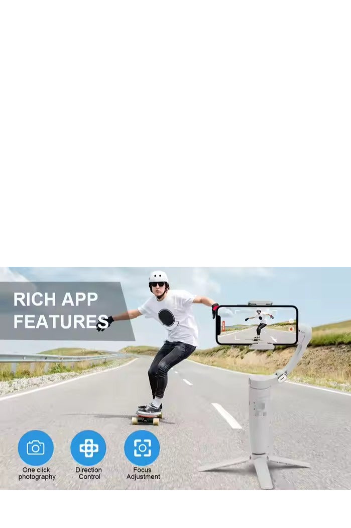 M1 3-Axis Handheld Gimbal Stabilizer – Anti-Shake Camera Mount with Face Tracking, Live Streaming Support & Follow Mode for Smartphones - Image 5