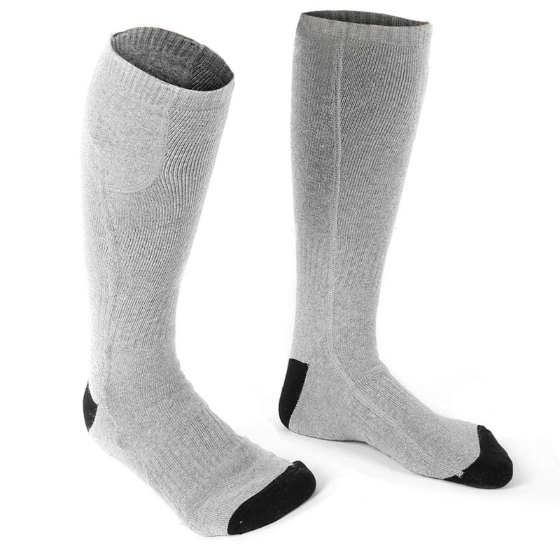 Electric Heating Socks Battery Powered Thermal Cotton Warming Socks for Men and Women Washable Winter Rechargeable Footwear - Image 3