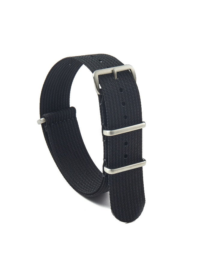 حزام ساعة نايلون موحد من الناتو - مناسب للساعات بحجم 18/20/22 مم - Image 1