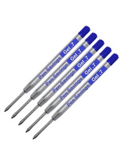 Savings Gel Pen Refills Compatible With Parker Ballpoint Pens, 7Mm, Smooth Writing, Frictionless Flow (Bulk Packed) (Blue)