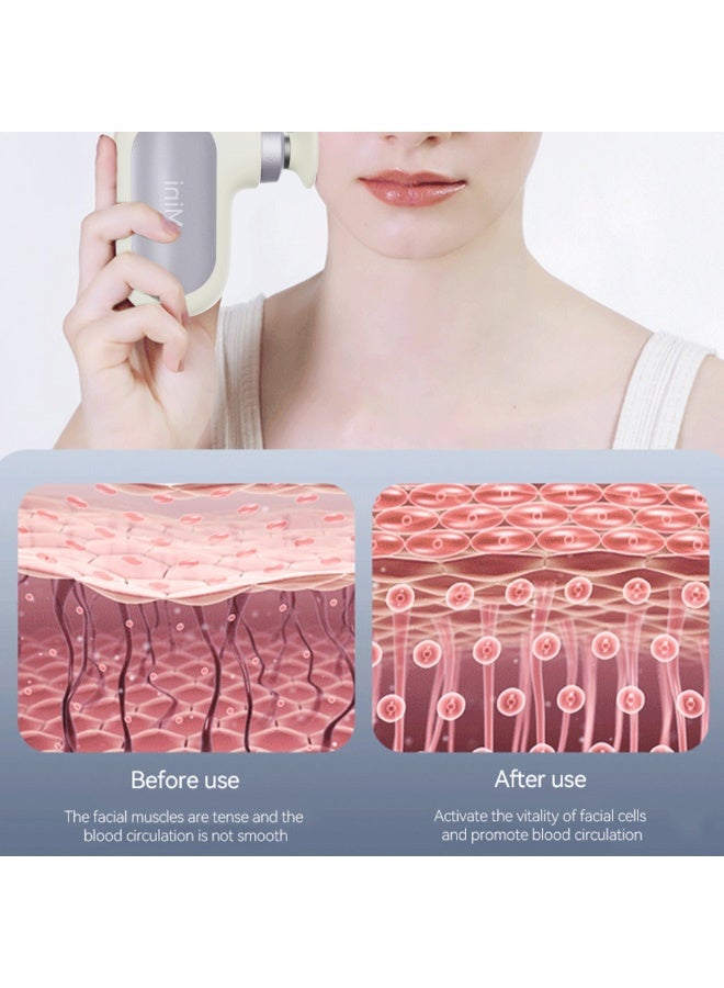 مسدس تدليك صغير، جهاز تدليك كهربائي محمول باليد للجسم، تدليك عميق للأنسجة والعضلات للرياضيين ب4 سرعات، أجهزة تدليك صغيرة جدًا وهادئة للاستخدام في المنزل أو المكتب أو صالة الألعاب الرياضية - Image 4