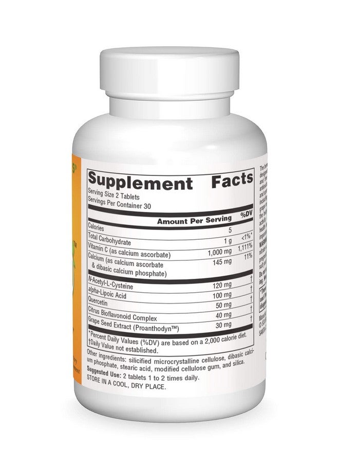 Source Naturals Systemic C, 500mg - 60 Tablet - Image 3
