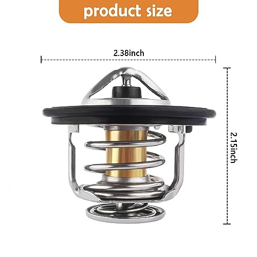 Salior Thermostat for Car,Heavy Duty Engine Coolant Thermostat Compatible with Honda Civic Accord Acura EL CL,Automotive Replacement Engine Thermostats OEM#19301-PAA-306,19301-RNA-315 - Image 2