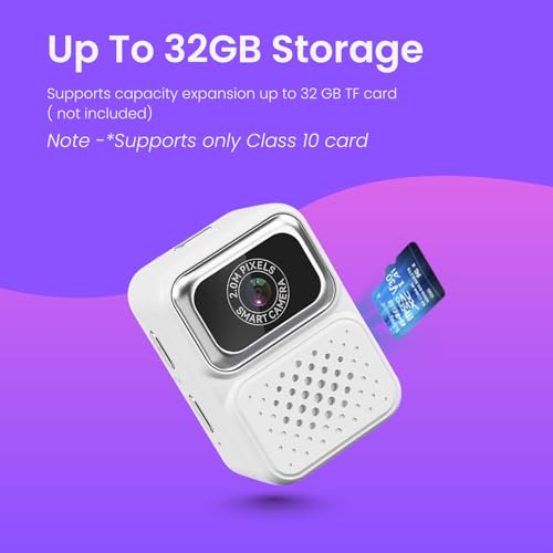 FETACA Tiny Mini Camera with Filter Modes, HD Video, Flashlight & Keychain | Portable Cute Vlogging Camera for Travel, Gifts & Fun (Cool White) - Image 5