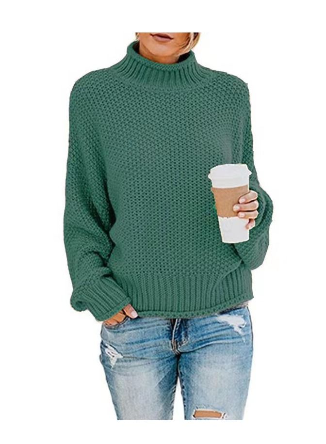 Loquat Casual Fashion Solid Color Sweater 