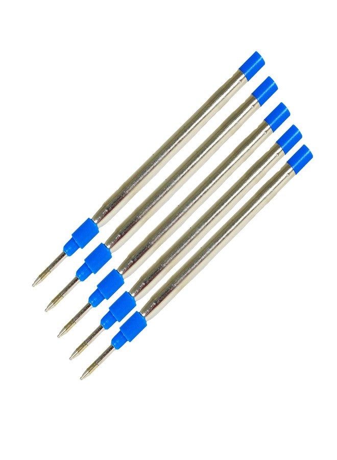 auteur Jumbo Roller Pen Refill Blue Ink 0.7 mm Set of 5 Refills for Roller Pens. - Image 2
