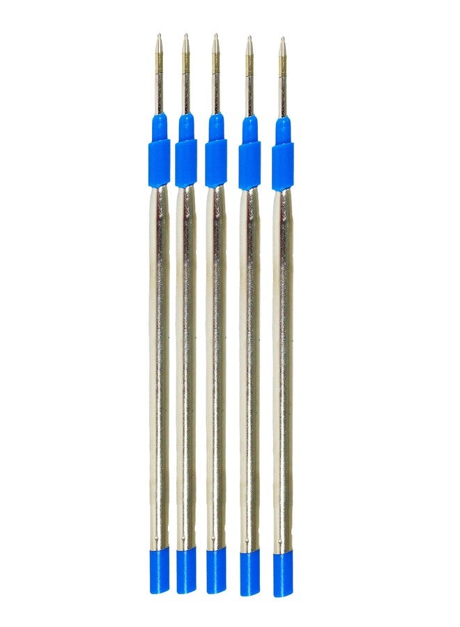 auteur Jumbo Roller Pen Refill Blue Ink 0.7 mm Set of 5 Refills for Roller Pens. - Image 1