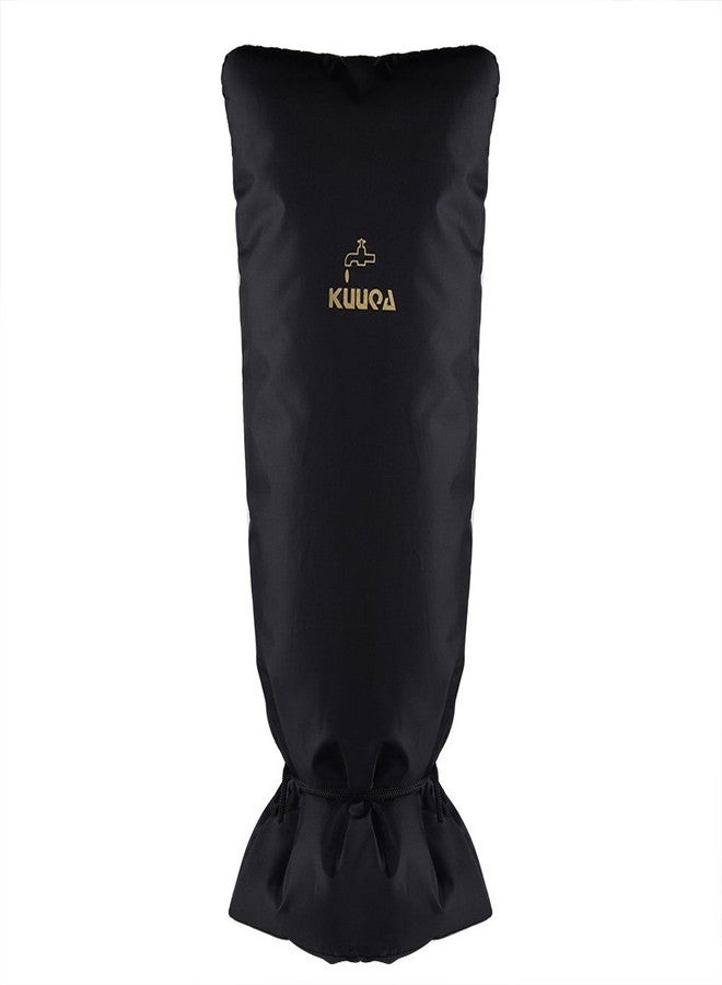 Kuuqa Large Size Outdoor Faucet Cover,Faucet Socks for Freeze Protection,Black - Image 1