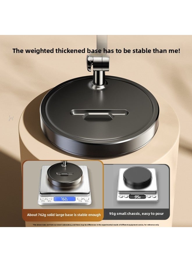 Mobile Phone Stand For Overhead Shooting Special Stand Desktop Live Shooting Food Recording Video Learning Network Class Unpacking Vlog Stand-Color:[tablet Clip] Extra Heavy BaseSuper Stable Load-bearing720°AdjustableUniversal For Live Broadcast/video/overhead Shooting  - Image 4