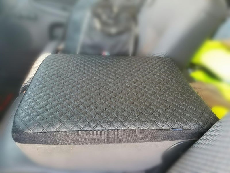 it's us for Dodge Ram 1500/2500/3500 1998‑2013 Center Console Armrest Lid Cover Protector | Synthetic Leather Console Cover, Custom Fit, Scratch & Dirt Resistant, Easy Install - Image 1