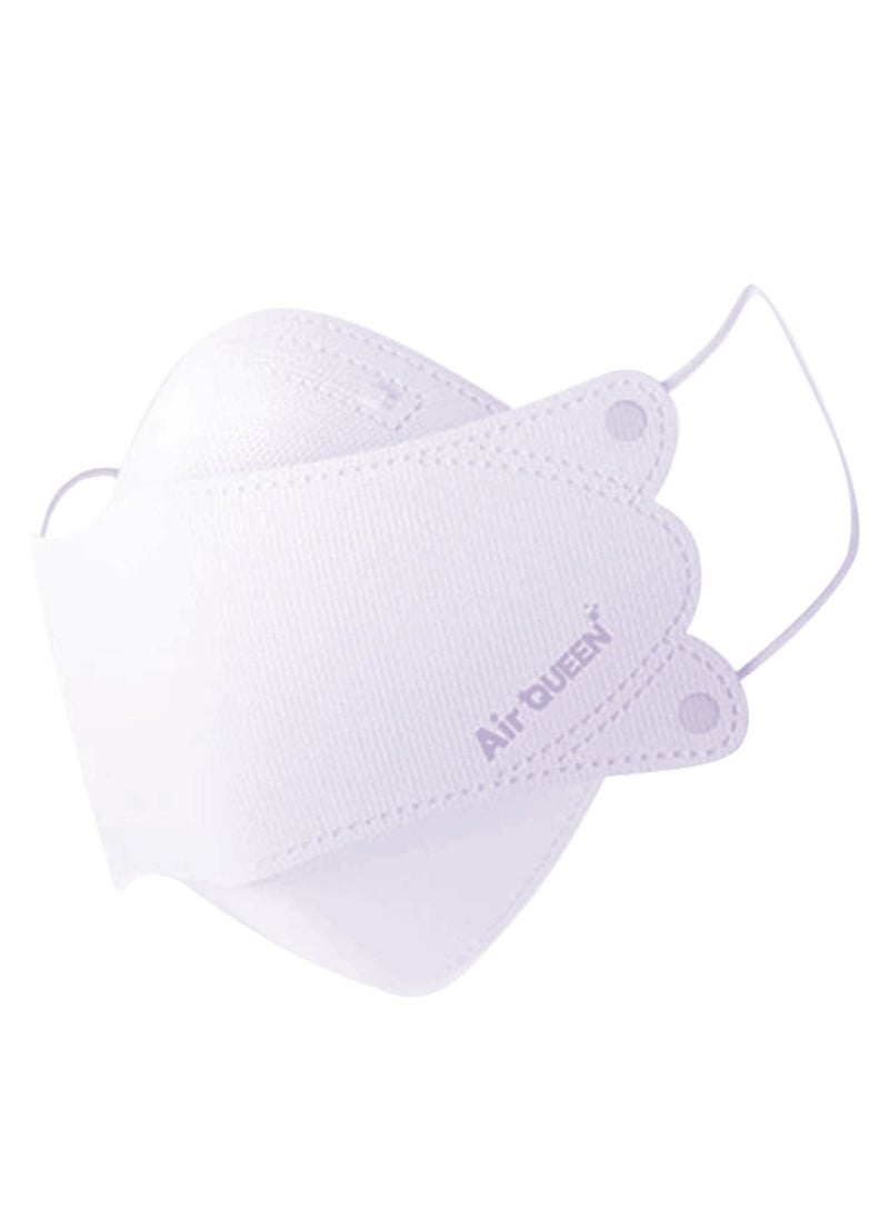 Air QUEEN Pack Of 5 Pieces Nanofiber Filter Face Mask For Adults Face Mask White  - Image 4