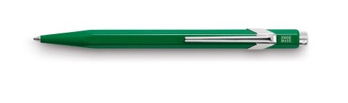 Caran d'Ache OfficeMarket Caran dAche 849 Metal Range Ball Pen Green with Green Cartridge 849018 - Image 1