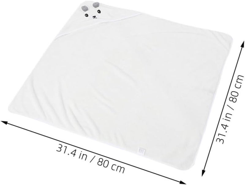 2 قطعة من مناشف حمام الأطفال ذات قلنسوة، مصنوعة من الفرو المرجاني الناعم، لتغليف المواليد الجدد من الأولاد والبنات - Image 3