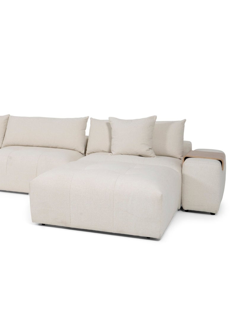 Pan Home Medinger Corner Sofa Set - Beige - Image 5