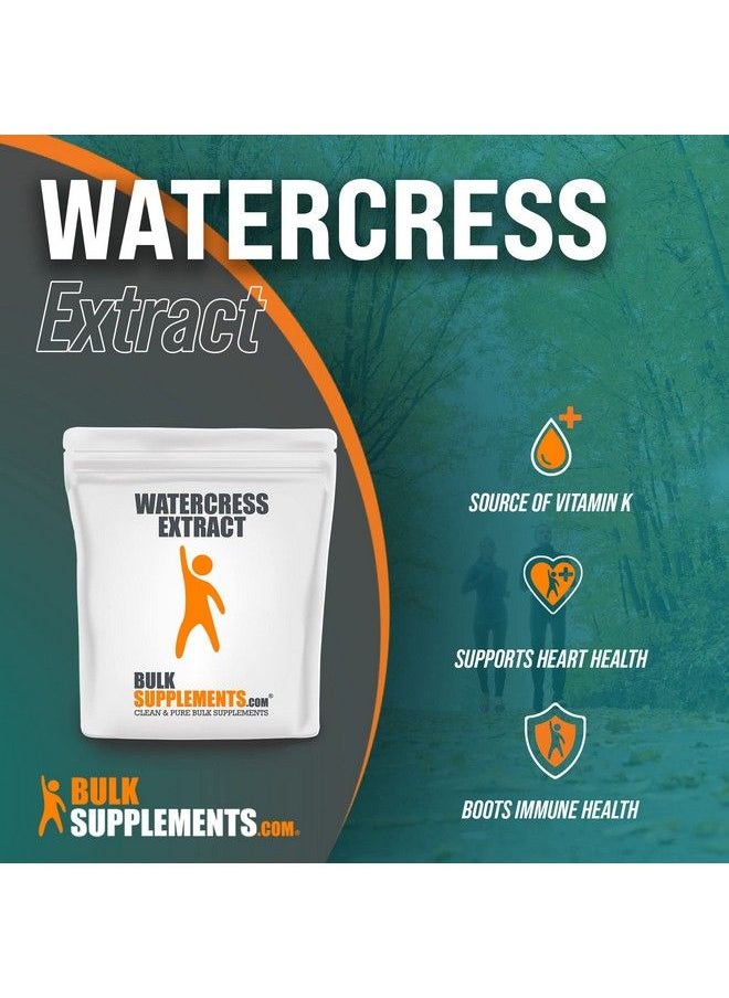 BULKSUPPLEMENTS.COM - Watercress Extract Powder Herbal Supplement Watercress Leaf 900Mg Of Nasturtium Officinale Extract Per Serving Gluten Free Watercress Powder (250 Grams 8.8 Oz) - Image 1