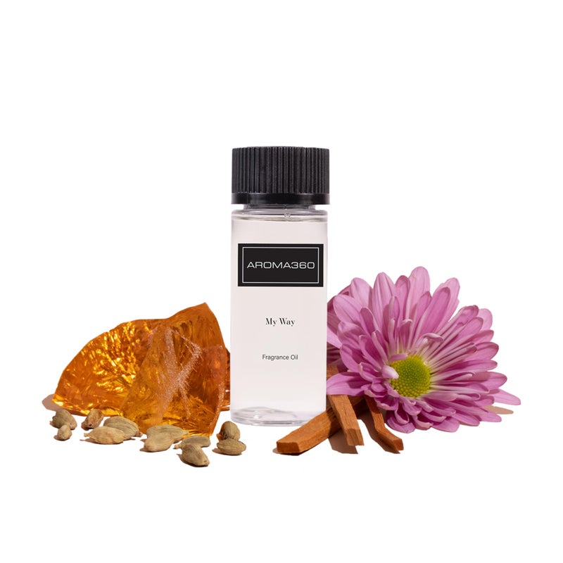 Aroma360 Fragrance Oil - Fragrance Oil Inspired By 1 Hotel - Scent Includes Leather  Sandalwood & Amber - My Way  50Ml/1.7 Fl Oz - Image 1