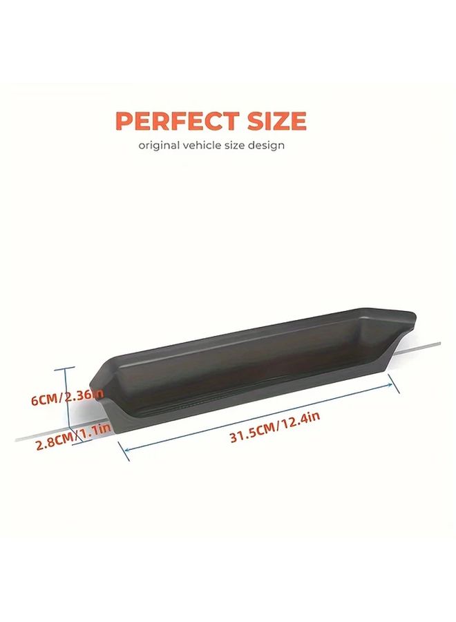 Jeep JL JT Armrest Organizer Tray ABS Material Passenger Side Console Storage Box - Image 2