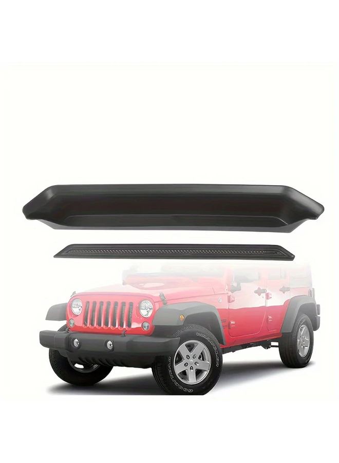 Jeep JL JT Armrest Organizer Tray ABS Material Passenger Side Console Storage Box - Image 1