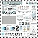 Mpanwen Two Fast Birthday Decor 143Pcs Race Car Racing 2nd Birthday Party Decorations Supplies for Boys Banner Cake Toppers Balloons Tablecloth Centerpieces Crown Poster Boxes Wall Signs - Image 4