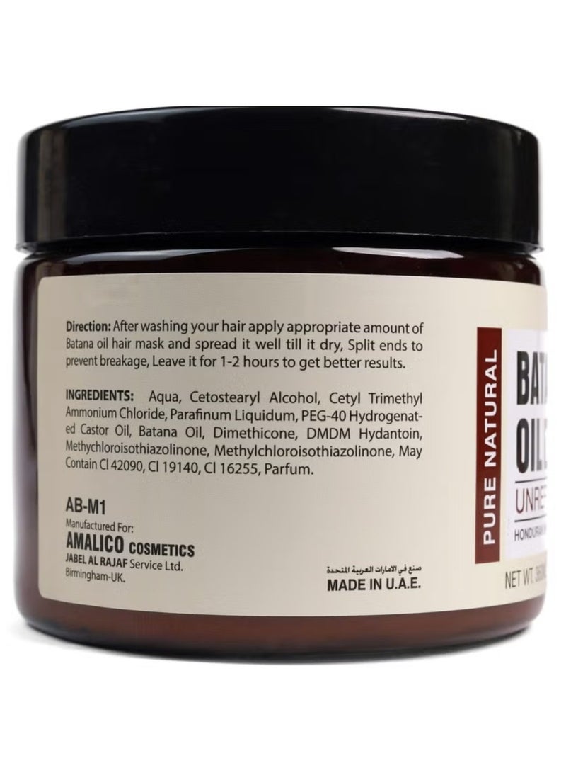 AMALICO Batana Oil Hair Cream 360ml – 100% Pure Unrefined Hair Moisturizer for Thicker, Fuller-Looking, Soft & Shiny Hair - Image 2