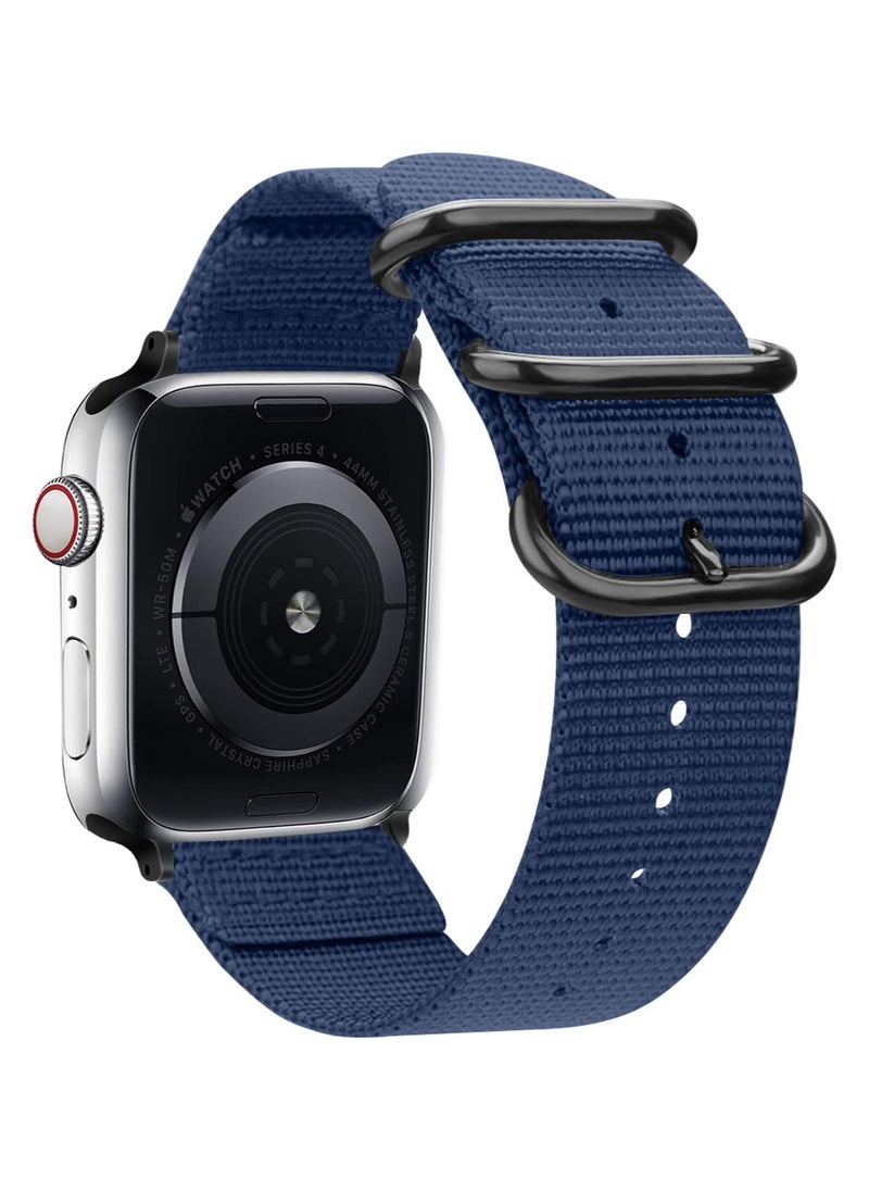 TEMPO Durable Band Compatible with Apple Watch 38mm 40mm 41mm for Men Women, Sport Breathable Soft Nylon with Metal Buckle Strap for iWatch Series 10 9 8 7 6 5 4 3 2 1 SE  - Image 1