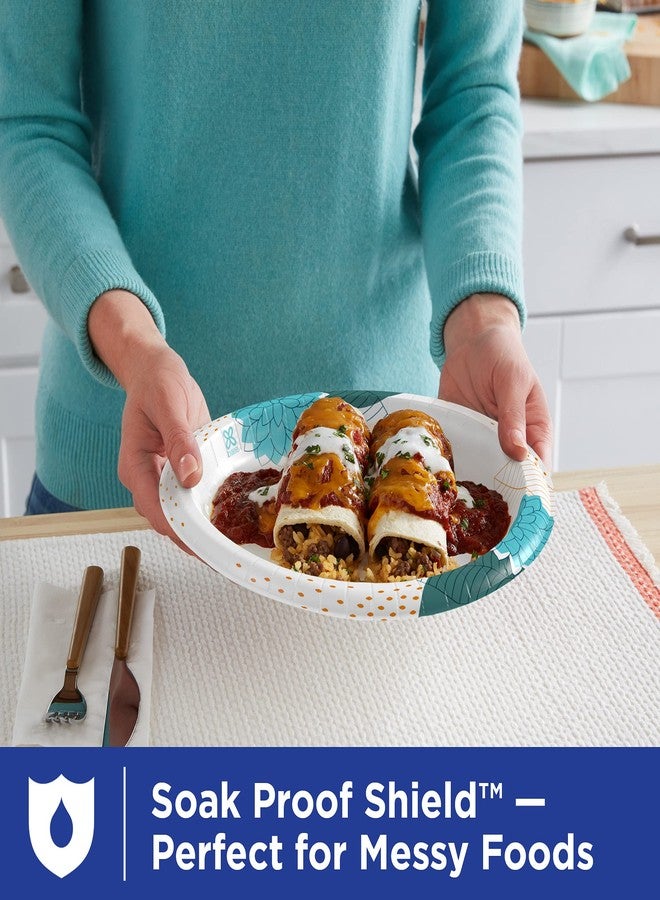 Dixie Paper Plates, 10 1/16 inch, Dinner Size Printed Disposable Plate, 150 Count (1 Pack of 150 Plates) - Image 5